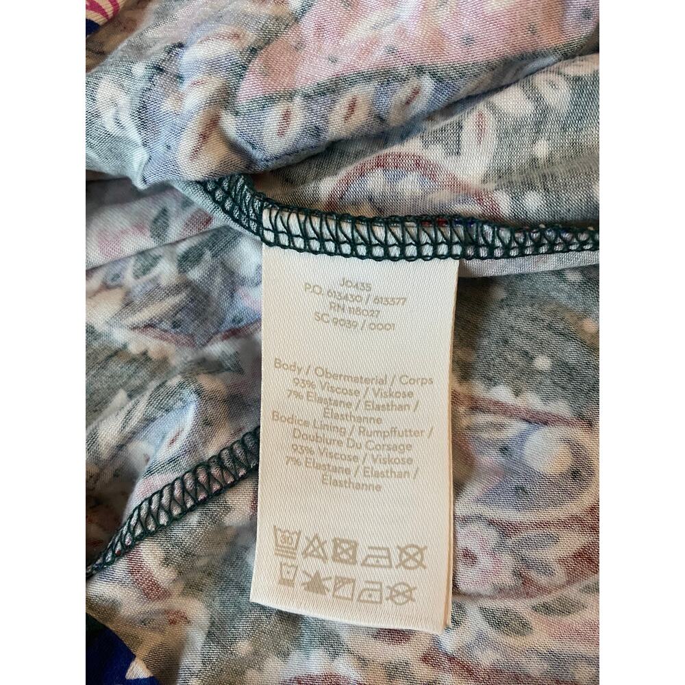 Boden | Green + Pink Paisley Lilah Multi-Way Dress | Size 8 - Picture 5 of 5